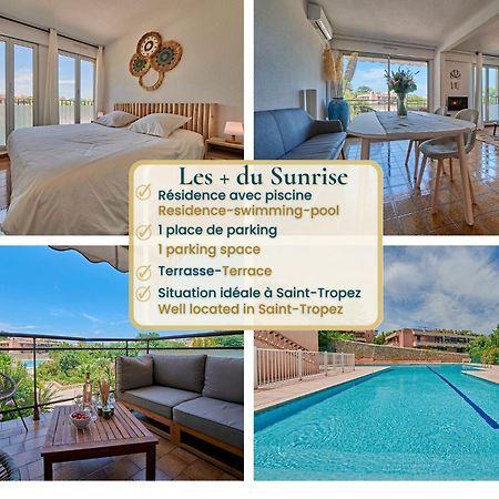 Sunrise -Swimming-Pool-Saint-Tropez Center-Parking Apartment Exterior photo